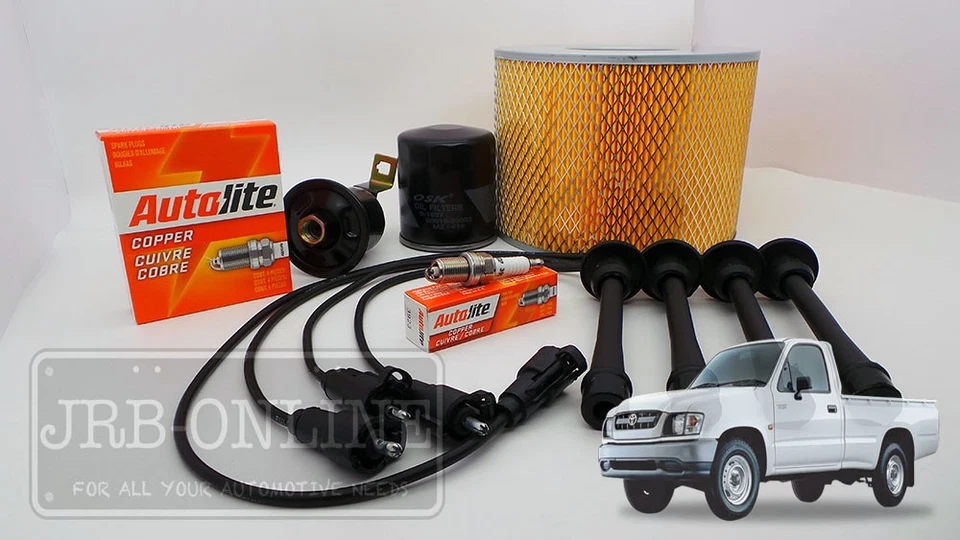 Suits TOYOTA HILUX RZN149 RZN154 2.7L 3RZ-FE AIR OIL FUEL SPARK +IGN LEADS 97-05 - image 2 of 4