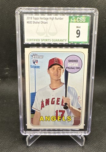 2018 Topps Heritage High Number #600 Shohei Ohtani RC