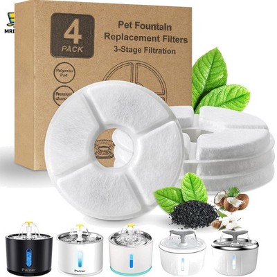 Hygienische Katzenbrunnen Ersatzfilter 4er Pack - Premiumqualität für Ihre Tiere