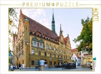 Calvendo Puzzle Ulmer Rathaus Und Marktplatz Am Abend | 1000 Teile Lege-GrößE 64