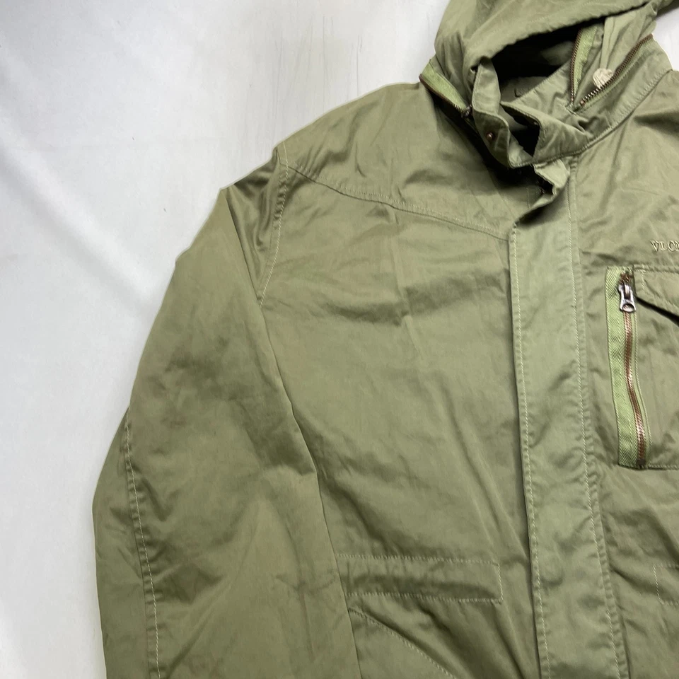 Volcom Vlcm-Stn Argent Jacket Mens 2XL Green Utility Outdoor Full Zip Hooded - Image 4 of 4