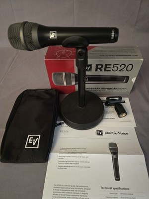 Electro Voice Mikrofon RE 520 Condenser Supercardioid Vocal Microphone-Mikrofon