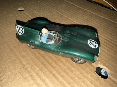 Strombecker Jaguar D Type - Professionell produziertes Slotcar Scalextric kompat 