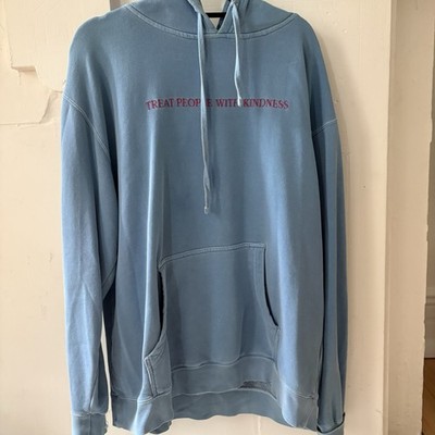 Treat people with kindness harry styles blue hoodie size XL
