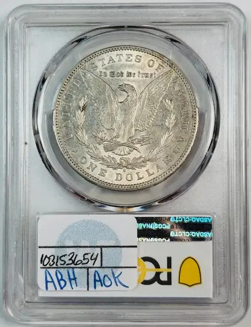 1899 S Morgan Silver Dollar PCGS AU-53 - Image 2 of 2