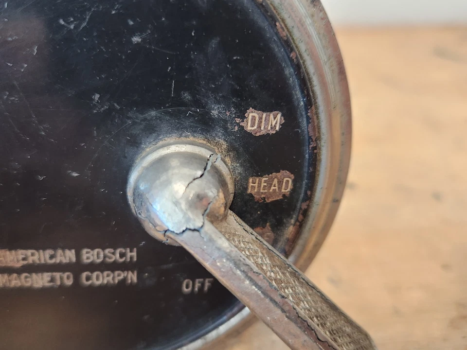 Vintage Antique 1918 1922 Bosch Ignition Lighting Switch Jordan Pierce Marmon  - Image 4 of 4