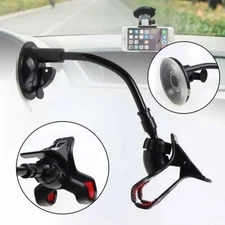 Universal Car Phone Holder Mount Suction Cup Gooseneck 360° Adjustable