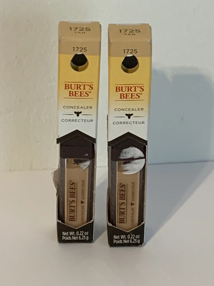(3) Burt's Bees Concealer Tan Sealed 0.22 oz 1725 TAN NIB Discontinued Set New - Image 3 of 4