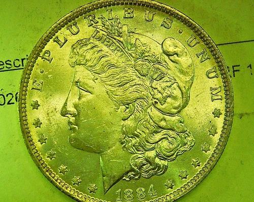 1884-O   Morgan Silver Dollar, BU beautiful coin