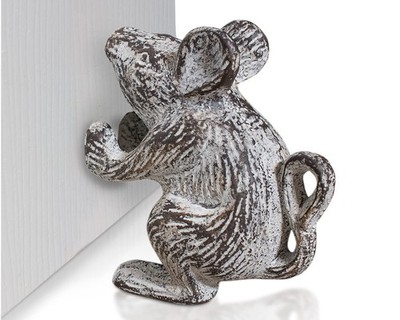 Cast Iron Mouse Door Stop by Comfify- Decorative Vintage Rustic Door Stop - H...