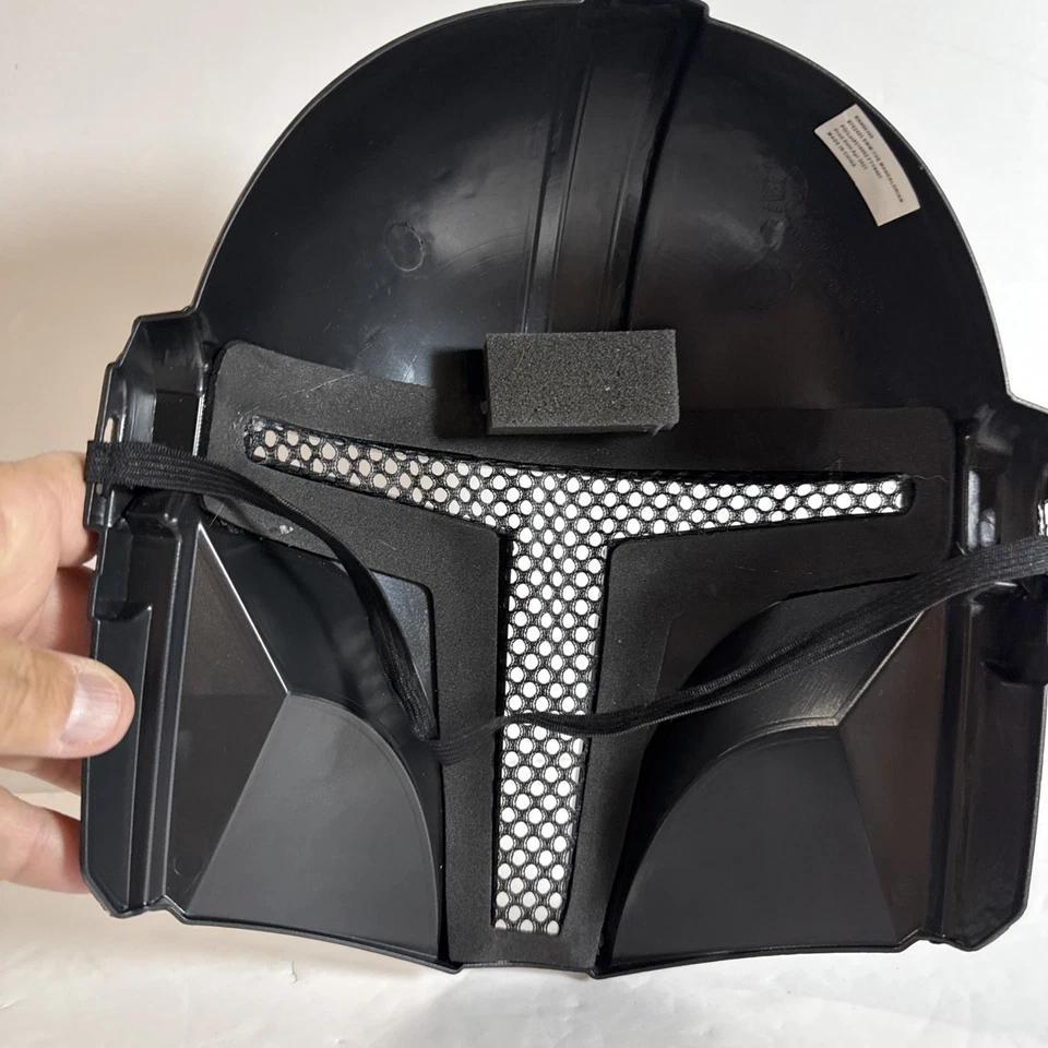 NIÑO STAR WARS MANDALORIANO MÁSCARA FACIAL DISFRAZ HALLOWEEN 10x8,5 pulgadas Foto 2 de 2
