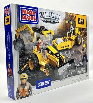 Mega Bloks Caterpillar Road Building Unit 97805 336 Teile selten EOL - NEU/ OVP