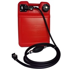 Portable Boat Fuel Tank 6gal 24L Outboard Marine Hose Connector DEF Fueling