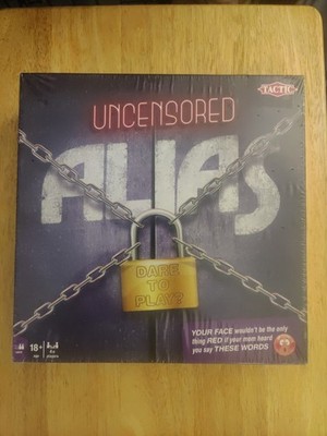 Tactic Games ''Uncensored Alias'' Adult Board Game Word Explanation Game 18+ NEW