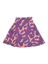 Lularoe Girls Purple Skirt 6