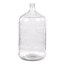 5 Gallon Glass Carboy - Clear Fermenter for Wine and Beer - Italian Glass