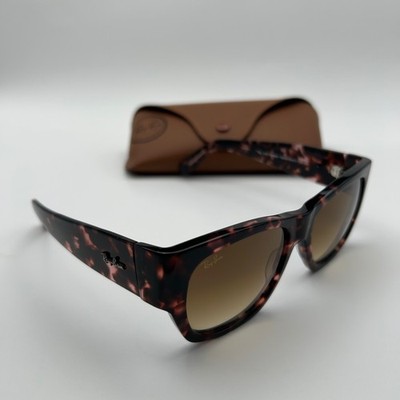 Ray-Ban Nomad  Pink Havana Frame Unisex Sunglasses RB2187 1334/51 NEW