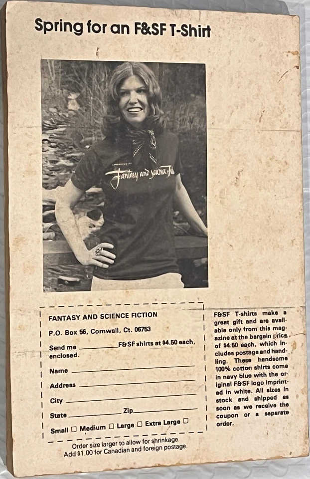 Magazine of Fantasy Science Fiction October 1978 Stephen King's The Gunslinger - Image 3 of 3