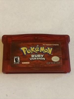 Pokemon Ruby (Nintendo GameBoy Advance, 2003) Authentic Tested Needs new battery