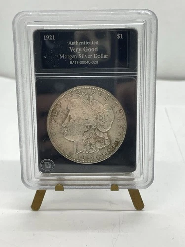 1921 Morgan Silver Dollar Bradford Exchange Very Good