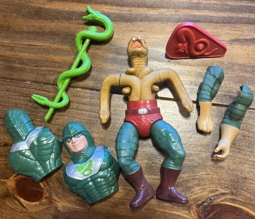Vintage KING HISS Complete MASTERS OF THE UNIVERSE HE-MAN Snake Action Figure