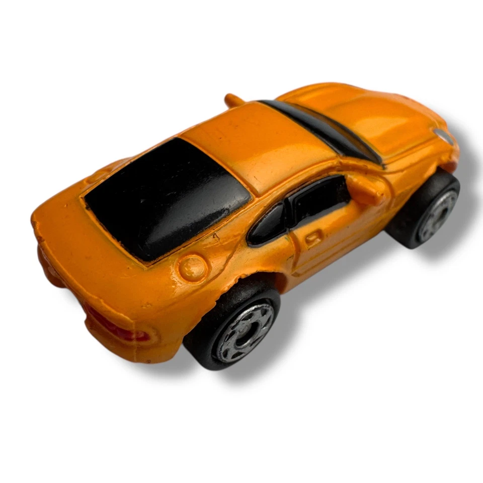 MICRO MACHINES - ASTON MARTIN DB7 Yellow / Orange - Galoob car - Image 3 of 4