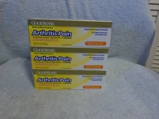 3 GoodSense Gel Arthritis Pain Reliever Topical Gel 3.53 Oz. Each Exp. 5/27
