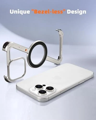 Minimalist Phone Case Compatible with for iPhone 16 Pro 6.3" Natural Titanium - Picture 8 of 8