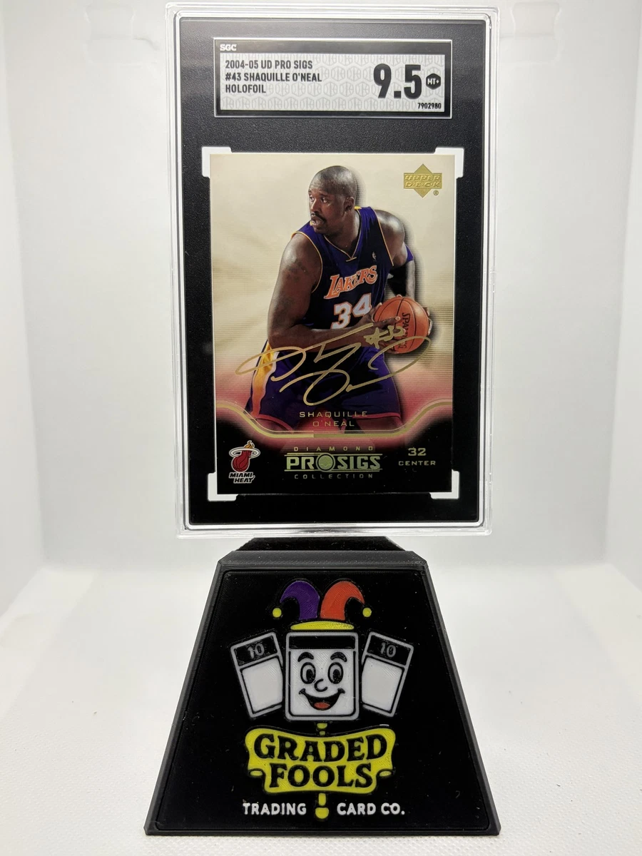 Shaquille O'Neal Grade 9.5 Basketball Autographed Sports Trading