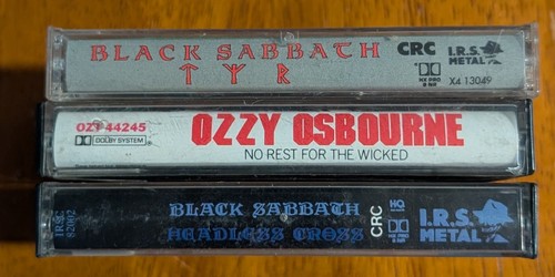 Ozzy Osborne / Black Sabbath - 3 CD's & 3 Cassettes, Heavy Metal Legend - Picture 3 of 4