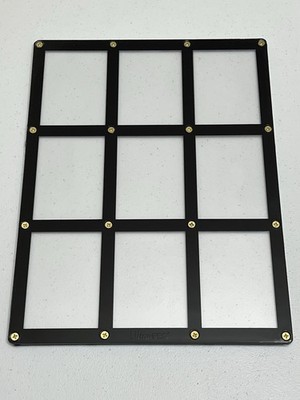 (1) Ultra Pro 9-Card Black Border Screwdown Holder Display Case - LIGHTLY USED