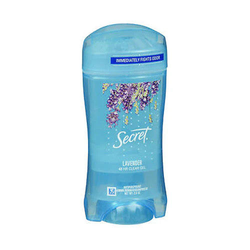Secret, antyperspirant dezodorant przezroczysty żel relaksacyjna lawenda, 2,6 uncji - Zdjęcie 1 z 1