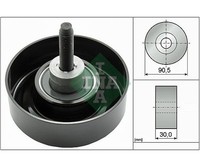 Umlenk-/FüHrungsrolle, Keilrippenriemen Ina 532040530
