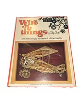 Vintage 1976 Wire n Things Barnstormer II Biplane Wire Art Kit Ship Shop 605 New
