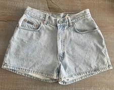 Vintage 90s Calvin Klein Denim Jeans Shorts Womens Size 9 High Rise USA Made