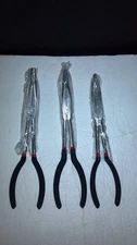 3 Pcs 11 Inch Needle Nose Pliers Set Angle Bent Nose Pliers