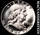 1956 Silver Franklin Half Dollar - Choice Gem Proof  Lustrous  #G9458