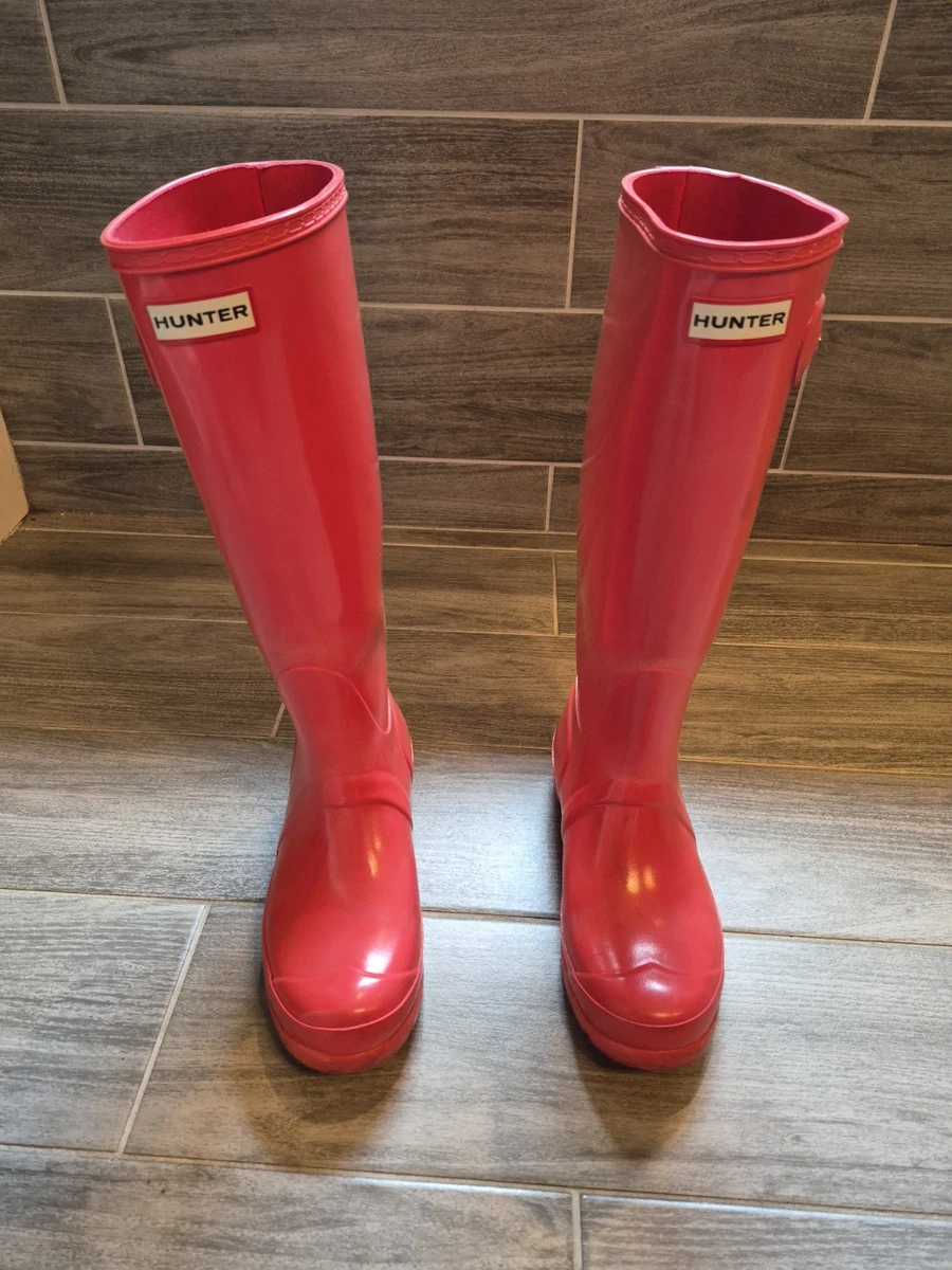 Hunter Orange Rubber Boots for Women for sale | eBay
