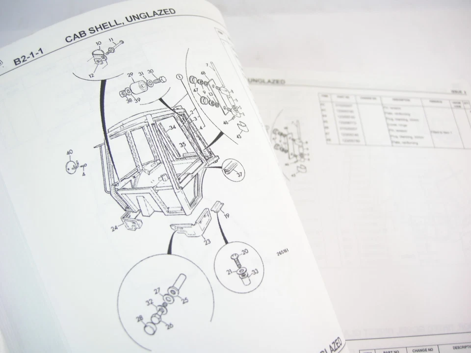 Retroescavadeira original JCB 214-4 série 3 peças manual do proprietário livro - Imagem 3 de 4