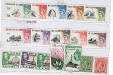 Falkland Islands, QEII 1953. SC#128-37, MR1-2. Mint LH/Hinged. SCV$36.