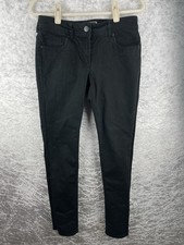 South Size 10 Black Skinny Stretch Fit Denim Jeans 29 Inch Inside Leg