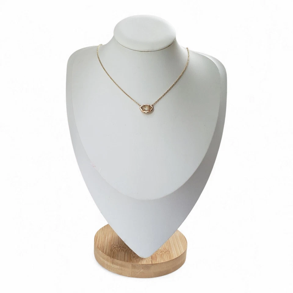 Collar Kendra Scott Mikka Cristales y Vidrio Polvo Dorado Foto 2 de 4