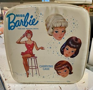 Vintage Barbie Lot 1960s–1990s w/ Day to Night Ken, Hispanic Barbie 79, Case