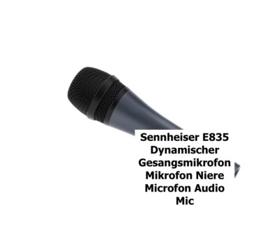 Sennheiser E835 Dynamischer Gesangsmikrofon Mikrofon Niere Microfon Audio Mic
