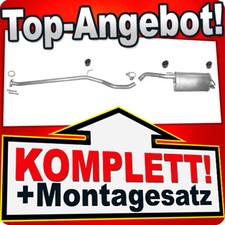Auspuff für NISSAN MICRA III (K12) 1.5 DCI 68/86PS Auspuffanlage