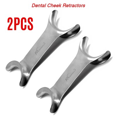 2Pcs Cheek Retractor Mouth Opener Lip Tongue Retractors Dentist Instruments