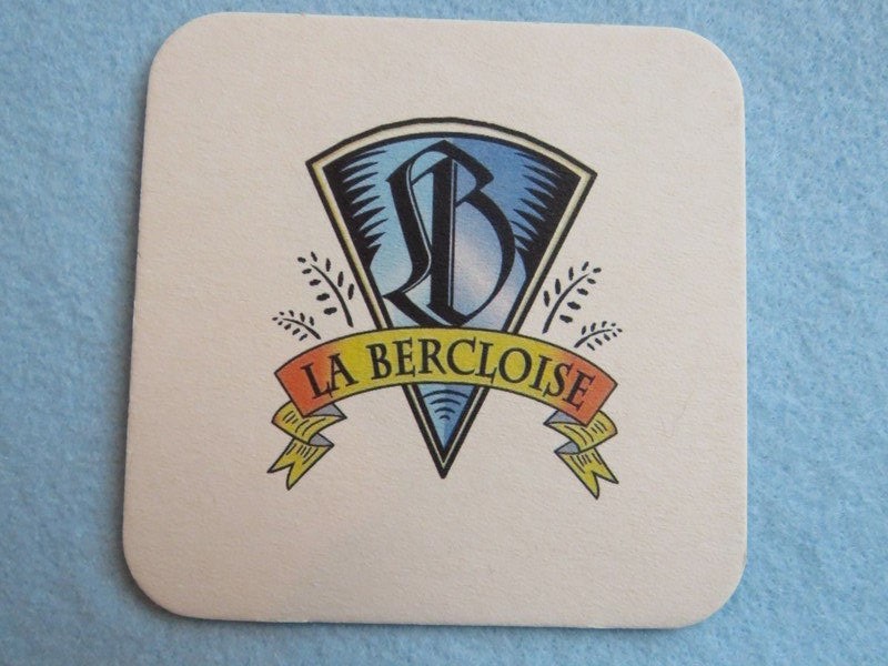Bier Untersetzer Brasserie Bercloise Bière Au Cognac ~France~ Sehen Mehr Im Shop