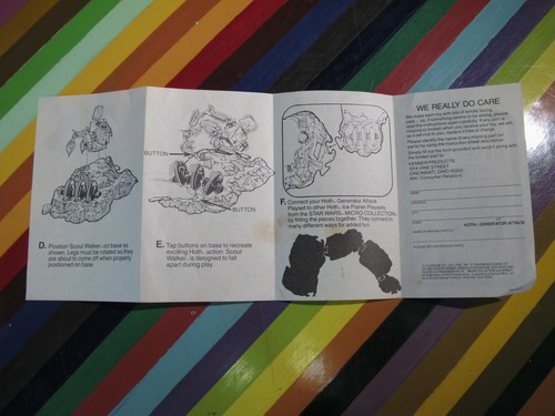 vtg 1980s ESB Star Wars ephemera - toy instruction manuals, stickers, insert - Picture 20 of 199