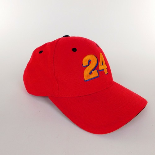 NASCAR #24 Jeff Gordon Red Strapback Adjustable Hat Cap - Picture 6 of 10