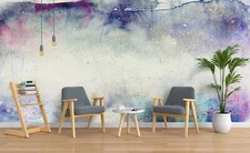 3D Watercolor Abstract Wallpaper Wall Mural Removable Self-adhesive Sticker 380
